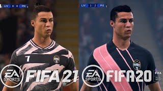 FIFA 21 대 FIFA 20 게임플레이 그래픽 비교