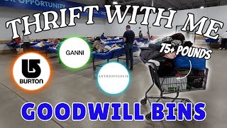 HUGE PROFIT! Thrift With Me at the Goodwil Bins in Columbus OH to Resell Online #thrifting #reseller