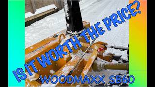 Is the SB60 snowblower tougher than a TANK?  #woodmaxx #compacttractor #snowblowers