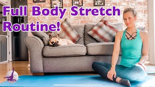 FULL BODY STRETCH ROUTINE | Pilates Stretches | Home Workout