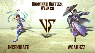 Incendiate (Xianghua) VS Woahhzz (Setsuka) - Winners Final - BB: Week 28 (05.11.2020)