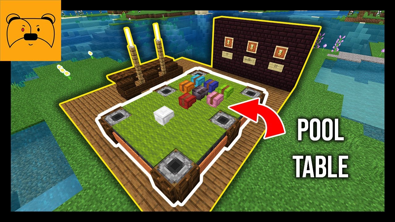 How To Make A Pool Table In Minecraft Pe Cabinets Matttroy