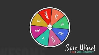 Spin Wheel using CSS & Javascript #javascript #css