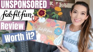 UNSPONSORED FABFITFUN FALL 2020 Review \u0026 Unboxing | Spoilers Fab Fit Fun Fall Box | Honest Review