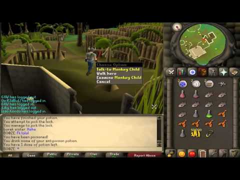 Runescape 2007- How to get monkey greegree back Runescape 2007- How to get monkey greegree back