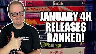 January 4K Releases Ranked! | 11 Titles In Total!