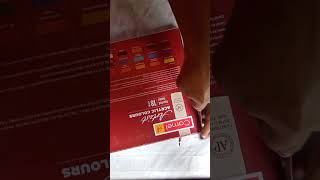 Unboxing camlin acrylic tubes Acrylic paint unboxing #shorts #art