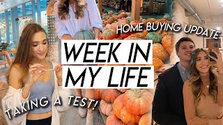 WEEK IN MY LIFE | home buying update, taking a pregnancy test, farmer's market, & insecurities!
