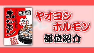 【ヤオヨシ】ヤオヨシホルモン部位紹介