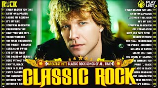 Top 100 Classic Rock Songs Of All Time🔥Guns N Roses, Bon Jovi, Queen, ACDC, Metallica, Aerosmith