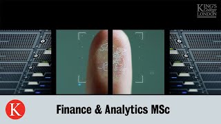 Finance Analytics MSc | King's Business School