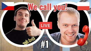 🔴Polish Czech Conversation #1 | LIVE ☎️Calling Show | For Speakers of Slavic Languages