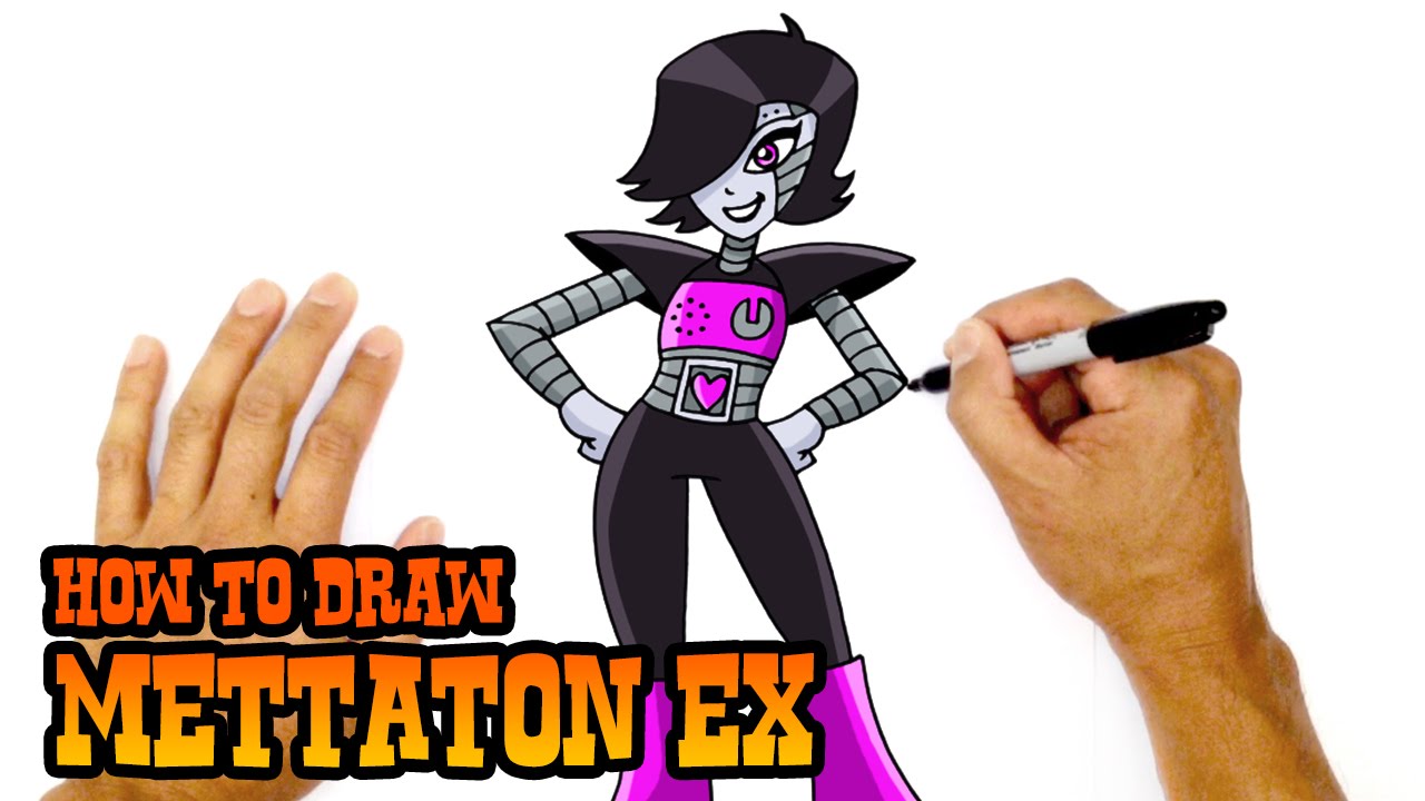 How To Draw Mettaton EX - Undertale