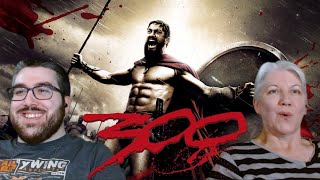 My Mom Watches 300!! Movie Reaction | First Time Watching