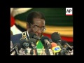 Mugabe's inauguration as president, ceremony, address
