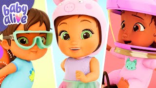 Baby Alive Official 💀 A Spooky Halloween Dress Up 💫 Kids Videos 💕 |