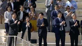 South Korean/Greek Anthems - Gangwon 2024 Lightning Ceremony