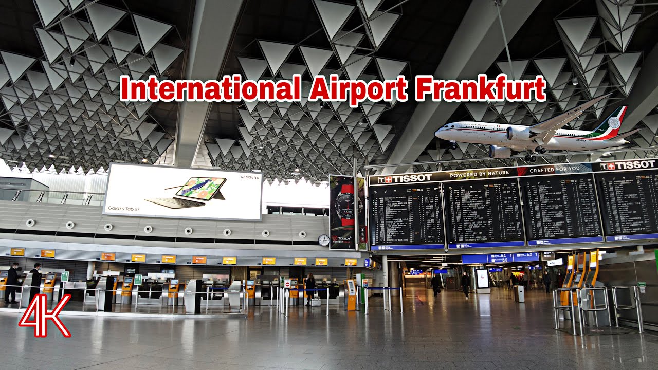 🇩🇪 Frankfurt International Airport | Frankfurt Flughafen | 2021 | 4K ...