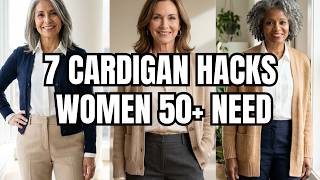 7 GENIUS Cardigan Styling Hacks to Look 10x More REFINED Over 50