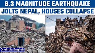 Nepal: 6.3 magnitude earthquake jolts Nepal, tremors felt in Delhi-NCR | Oneindia News *News