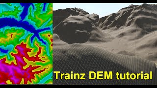 Trainz DEM tutorial