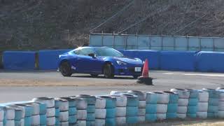 180217美浜ジムカーナ 本番2 BRZ青エナペタル