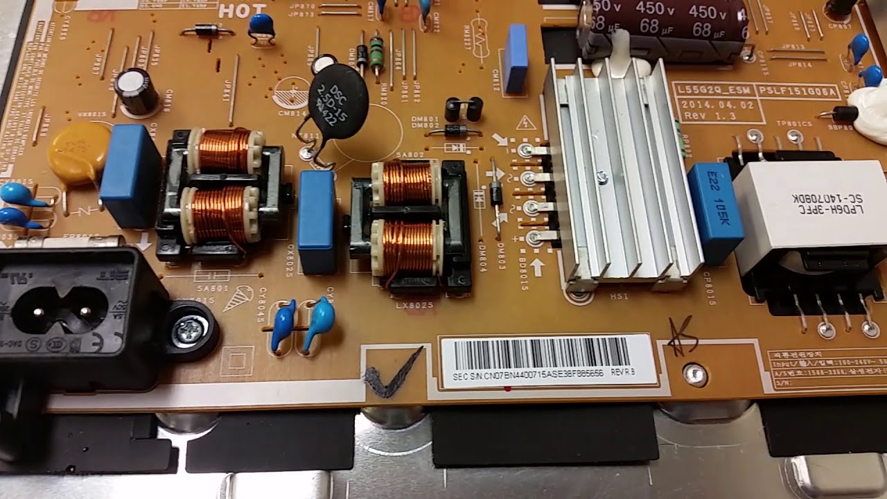 Functionality Proof Bn44 00715a Power Samsung Un46h7150afxza