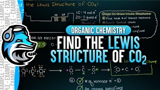 Lewis Structure Of CO2 | Lewis Structures | Organic Chemistry