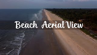 Beach Aerial View | Aerial View of Kodi Beach 4K |  Aerial View