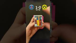 Can I predict PSG vs DORTMUND using these TOPPS STICKERS!? CHAMPIONS LEAGUE SEMI FINAL 2ND LEG!!