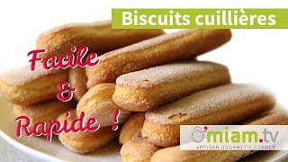 BISCUITS CUILLÈRES FACILE \u0026 RAPIDE - Un délice très simple à réaliser !