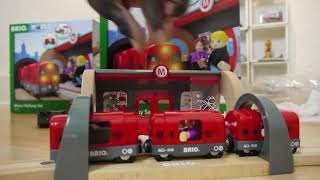Unboxing Brio Two Tunnel Subway Railway, Wooden Thomas Train Compilation video for children