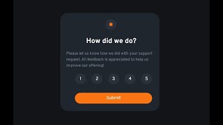 Interactive rating component FontEnd Mentor Challenges|| WebDev Vision