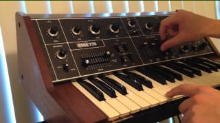 Korg 770 - interface demo