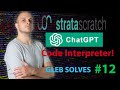Solving Stratascratch Data Projects with Chat GPT and Code Interpreter | Gleb Solves #12