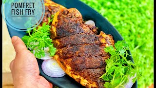 Pomfret Fish Fry || yummy way of frying your fish ||