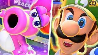 Yoshi Birdo Vs. Peach Bowser Jr. - Mario Tennis Aces ⁴ᴷ