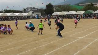 町内子ども会対抗リレー 第14回ふれあい運動会