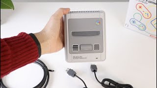 닌텐도 게임기 -소장욕구 생기는 클래식 미니 슈퍼패미콤 개봉 \u0026 게임하기 (SNES Classic Mini SuperFamicom Unboxing)