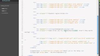 {Web-D 10} HTML coding, using inline elements