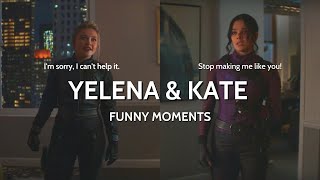 Yelena and Kate funny moments in Hawkeye