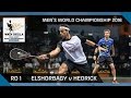 Squash: Mo. ElShorbagy v Hedrick - Men's World Championship 2016 Rd 1 Highlights