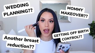 Q&A WHILE DOING MY MAKEUP! 🤍
