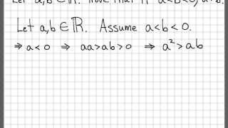 Proof and Problem Solving - Direct Proof Example 01