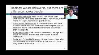 Session 4: What is risk?