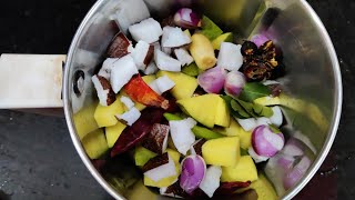 மாங்காய் துவையல் செய்வது எப்படி #tamil (mangai thuvaiyal recipe in tamil )