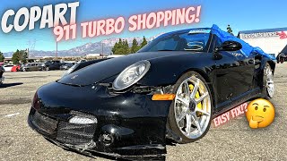 Which TOTALED Porsche 911 Turbo Should I Buy From COPART!?