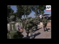 wrap lebanese army moving south of litani river ceremony un troops pellegrini