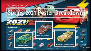 Disney Cars Diecast Spring 2021 Poster Revealed! Breakdown and Thoughts (Racers, Tractors, \u0026 More)