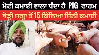 ਮੋਟੀ ਕਮਾਈ ਵਾਲਾ ਧੰਦਾ ਹੈ Pig  ਫਾਰਮ | Pig Farming In Punjab |  Farmer And Farming EP 64